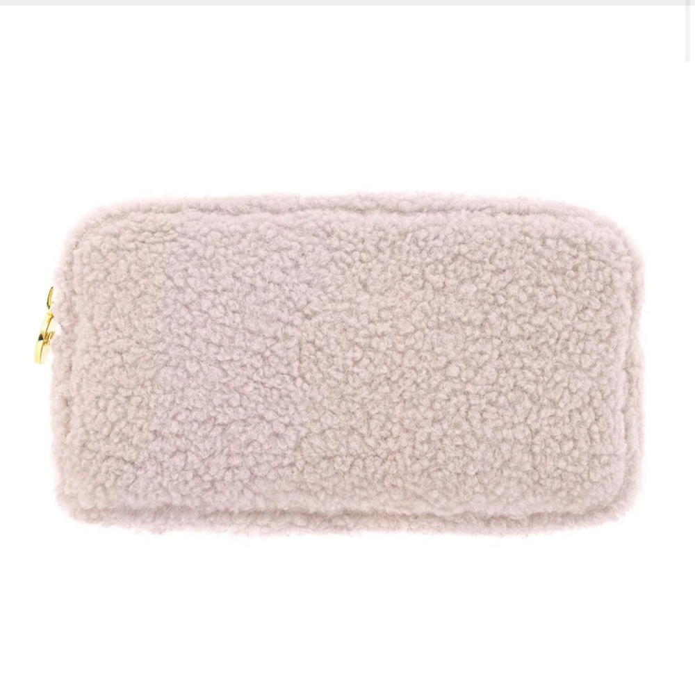 Stoney Clover Lane White Shearling Pouch NWOT